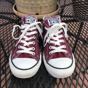 Converse All Star low top 8 maroon